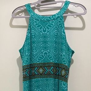 Prana Teal Maxi Dress